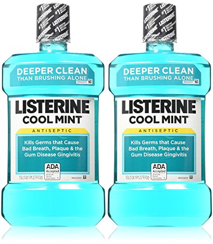 Product Cover Listerine Antiseptic Cool Mint Mouthwash, 1.5 L, 50.72 oz (Pack of 2)