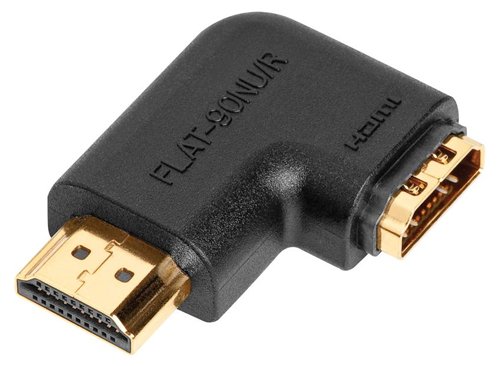 Product Cover AudioQuest - HDMI 90º nu/R, Narrow UP [NU] Bends Right, HDMI Adaptor (set of 1)