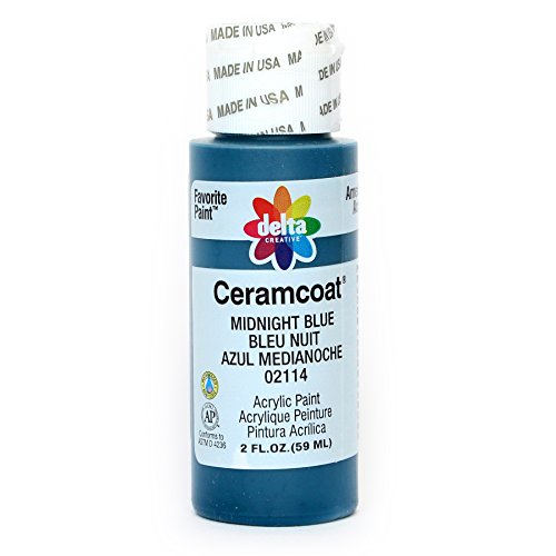 Product Cover Delta Creative Ceramcoat Acrylic Paint in Assorted Colors (2 oz), 2114, Midnight Blue