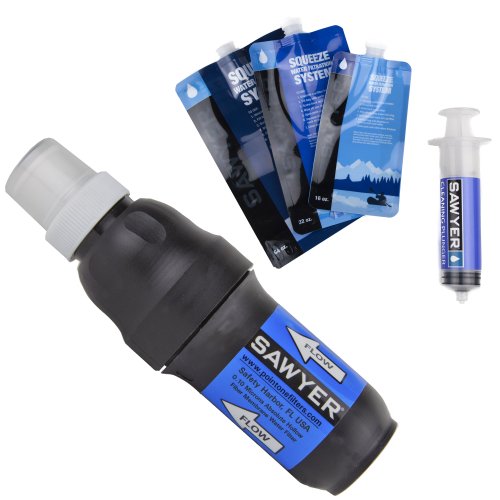 Product Cover Sawyer Products SP131 PointOne Squeeze Water Filter System with 3 Pouches