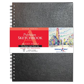 Product Cover Stillman & Birn Alpha Series Premium Hard-Bound Sketch Book Wire-Bound 9