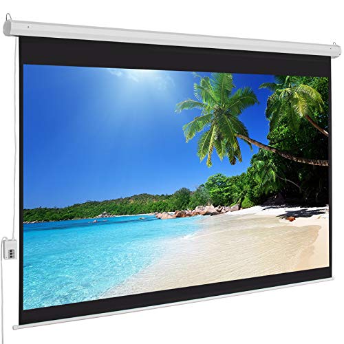 Product Cover Best Choice Products Motorized Electric Auto HD Projection Screen, 100-Inch, 4:3 Display