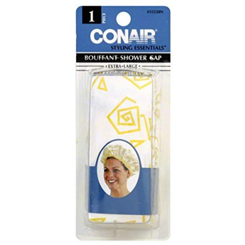 Product Cover Conair Styling Essentials Shower Cap, Bouffant, Extra-Large 1 count, Colors may vary