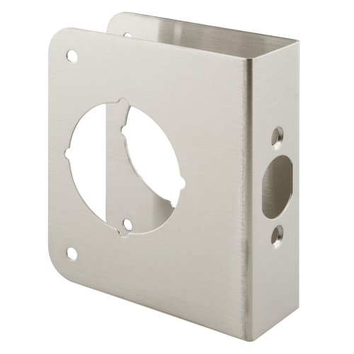Product Cover Prime-Line U 9589 Lock & Door Reinforcer, 2-1/8 in. x 2-3/8 in. x 1-3/8 in., Stainless Steel