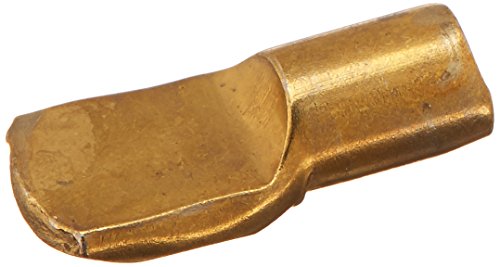 Product Cover Slide-Co 243393 Shelf Support Peg, 7mm, Brass Plated Metal,(Pack of 8)