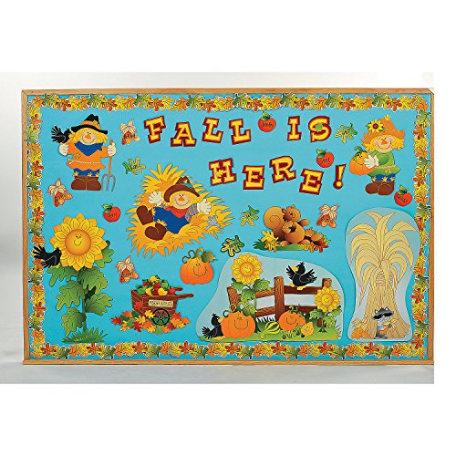 Product Cover Fall Harvest Bulletin Board Set (150 Pieces) Fall Classroom Decorations