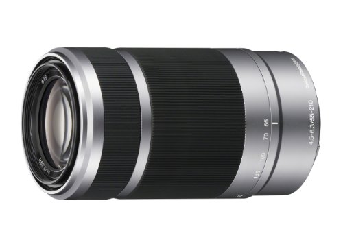 Product Cover Sony E 55-210mm F4.5-6.3 Lens for Sony E-Mount Cameras (Silver)