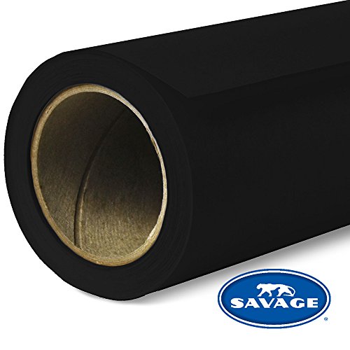 Product Cover Savage Seamless Background Paper - #20 Black (107
