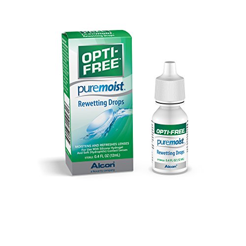 Product Cover Opti-Free Puremoist Rewetting Drops, 12-mL