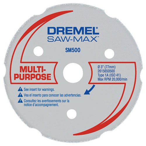 Product Cover Dremel SM500 3-Inch Wood & Plastic Carbide Wheel