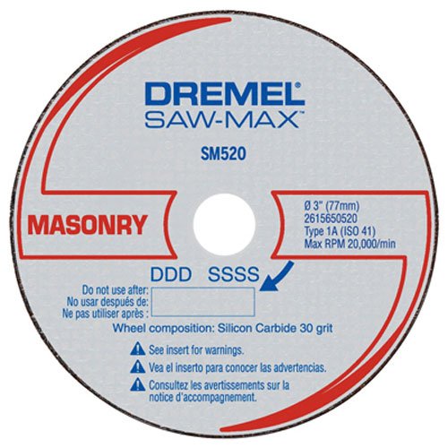 Product Cover Dremel SM520c 3-Inch Masonry Cut-Off Wheel, 3-Pack
