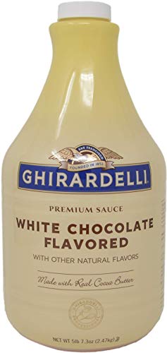Product Cover Ghirardelli Premium Sauce White Chocolate Flavored with other natural flavors, 87.3 Ounce Bottle