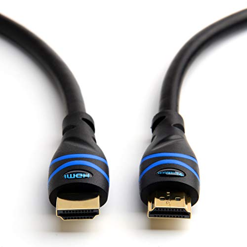Product Cover BlueRigger High Speed HDMI Cable with Ethernet - CL3 Rated for in-Wall Installation - Supports 3D, 4K and Audio Return (15 Feet / 4.5 Meters)