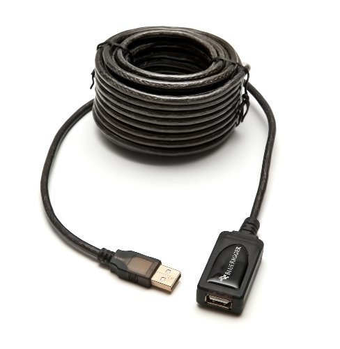 Product Cover BlueRigger USB 2.0 Active Extension Cable - (32FT, Type A Male to A Female, Repeater Cable)