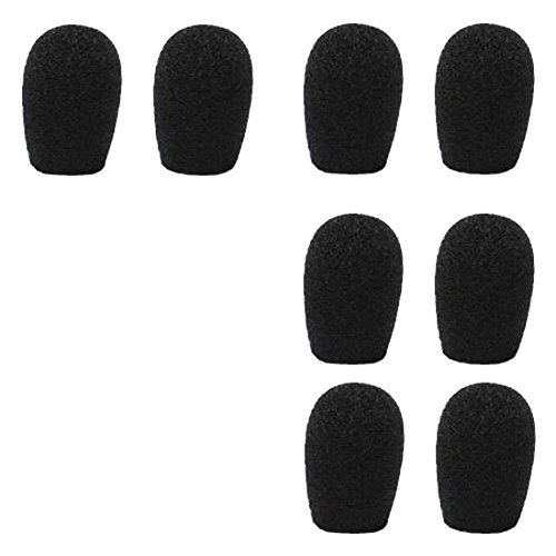 Product Cover 20mm Headset & Lapel Lavalier Microphone Windscreens - 8 Pack