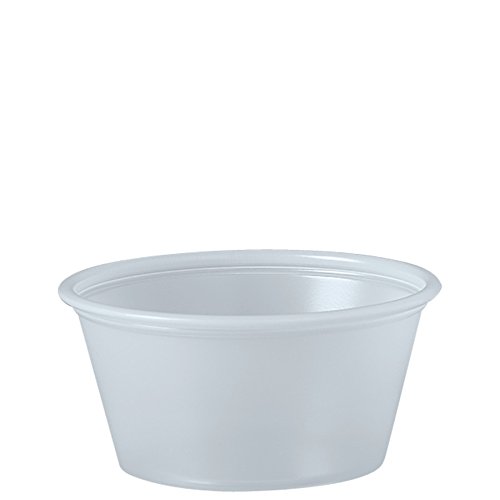 Product Cover SOLO B200N-0100 Polystyrene Souffle Portion Cup, 2 oz. Capacity, Translucent (Case of 2,500)