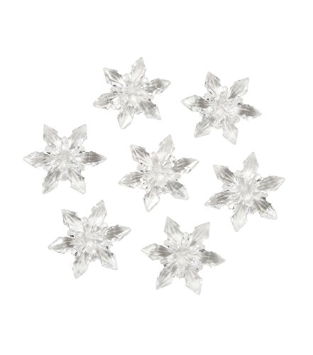 Product Cover Darice 1151-88 Acrylic Diamond Gems, 7-Ounce, Clear Snowflakes