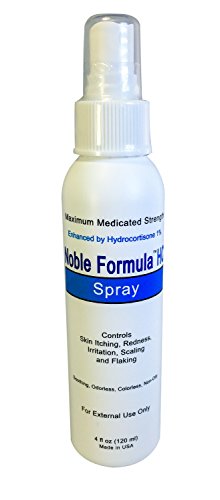 Product Cover Noble Formula 1% Hydrocortisone Spray with .25% Pyrithione Zinc (Znp), 4 oz