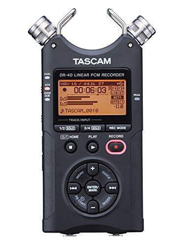Product Cover TASCAM DR-40 4-Track Portable Digital Recorder
