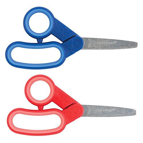 Product Cover Schoolworks 153520-1005 Blunt-tip Kids Scissors 2 Pack, 5 Inch, Blue and Red