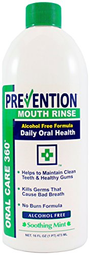 Product Cover 16 oz. Prevention Antibacterial Non-Alcohol Mouth Rinse #1 Doctor Recommended