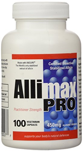 Product Cover Allimax International Limited Allimax Pro Vegicaps, 450 mg, 100 Count