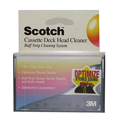 Product Cover Scotch Cassette Deck Head Cleaner Buff Strip Cleaning System 3M