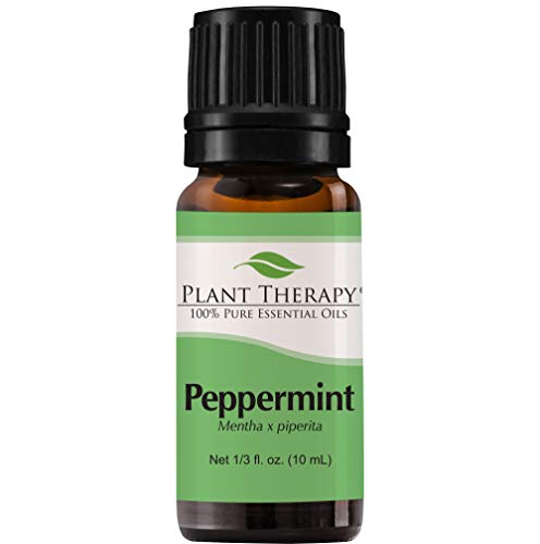 Product Cover Plant Therapy Peppermint Essential Oil | 100% Pure, Undiluted, Natural Aromatherapy, Therapeutic Grade | 10 Milliliter (⅓ Ounce)