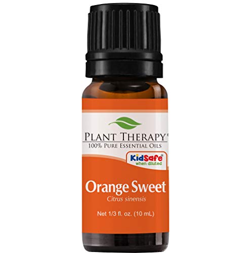 Product Cover Plant Therapy Orange Sweet Essential Oil | 100% Pure, Undiluted, Natural Aromatherapy, Therapeutic Grade | 10 Milliliter (⅓ Ounce)