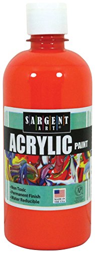 Product Cover Sargent Art 24-2414 16-Ounce Acrylic Paint, Orange