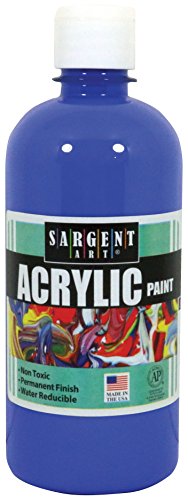 Product Cover Sargent Art 24-2450 16-Ounce Acrylic Paint, Blue
