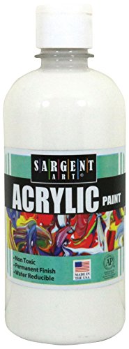 Product Cover Sargent Art 24-2496 16-Ounce Acrylic Paint, White