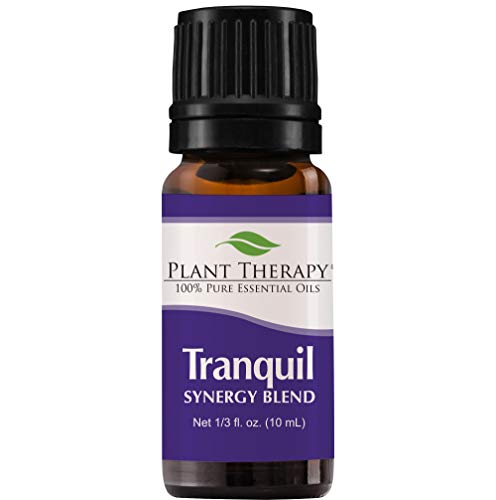 Product Cover Plant Therapy Essential Oils Tranquil Synergy Blend - Stress Relief, Sleep, Peace & Calming Blend 100% Pure, Undiluted, Natural Aromatherapy, Therapeutic Grade 10 mL (1/3 oz)