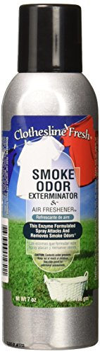 Product Cover Smoke Odor Exterminator 7oz Large Spray, Clothesline Fresh