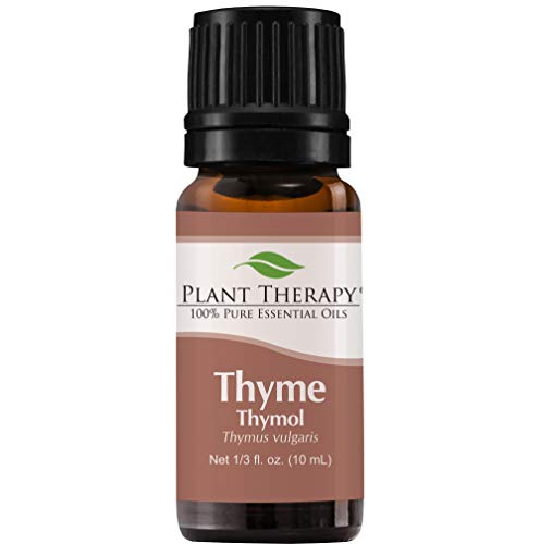 Product Cover Plant Therapy Thyme Thymol Essential Oil | 100% Pure, Undiluted, Natural Aromatherapy, Therapeutic Grade | 10 Milliliter (1/3 Ounce)