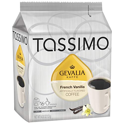 Product Cover Gevalia French Vanilla Medium , T-Discs for Tassimo Brewer, 16 Count, 4.33 Ounce