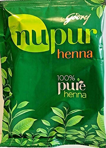 Product Cover Godrej Nupur Henna Natural Mehndi for Hair Color with Goodness of 9 Herbs, 14.10 Ounce