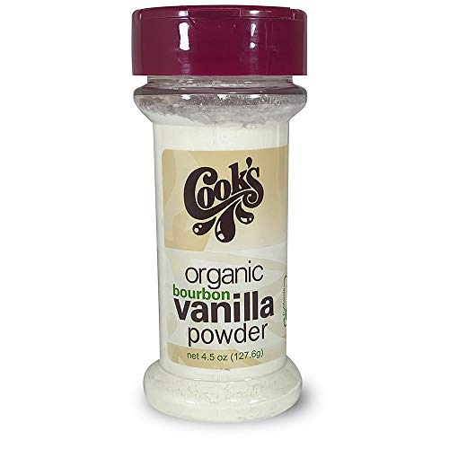 Product Cover Cook's, Organic Pure Vanilla Powder, World's Finest Gourmet Fresh Premium Vanilla, 4.5 oz