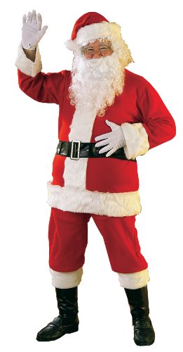 Product Cover Rubie's Flannel Santa Suit with Beard and Wig