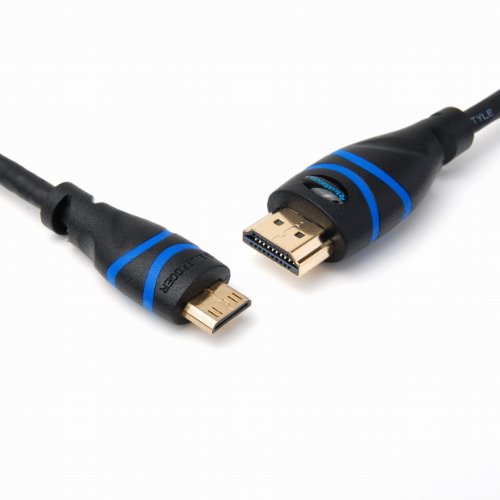 Product Cover BlueRigger Mini HDMI to HDMI Cable (4K 60Hz Ultra HD, High Speed, 6 Feet)