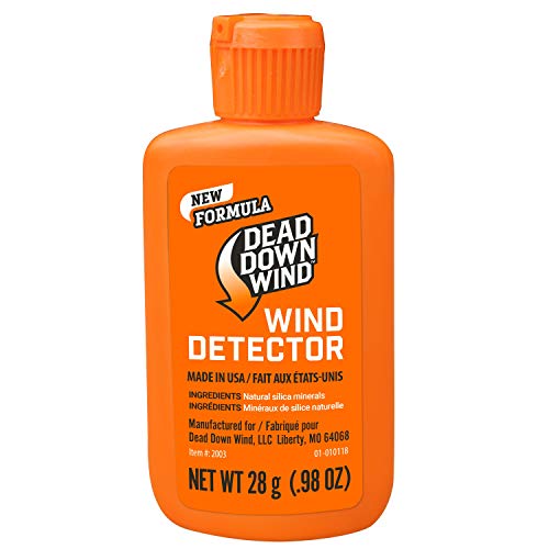 Product Cover Dead Down Wind Hunting Wind Detector | Odorless Wind Direction Indicator, Longer Range Visibility, Detects Subtle Breezes, No Clumping, Mess Free Formula | Secure Squeeze Bottle | .98 Oz
