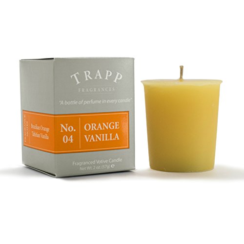 Product Cover Trapp Signature Home Collection - No. 4 Orange/Vanilla Votive Scented Candle 2 Ounce, Pack of 4