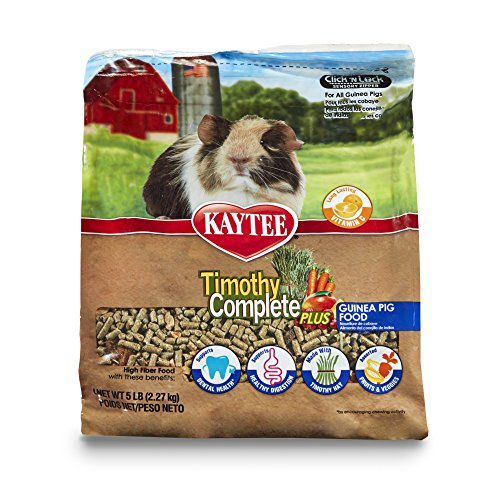 Product Cover Kaytee Timothy Hay Complete Plus Fruits And Vegetables Guinea Pig Food, 5-Lb Bag