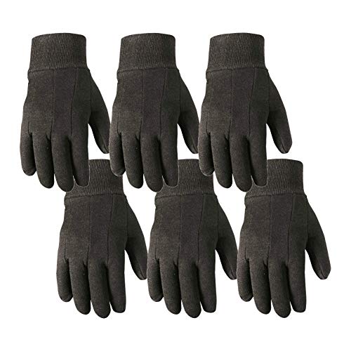Product Cover 6 Pair Bulk Pack Jersey Cotton Work Gloves, Large (Wells Lamont 501LK-WNW)