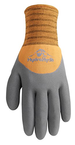 Product Cover Men's HydraHyde Cold Weather Work Gloves, Water-Resistant Latex Coating, Large (Wells Lamont 555L)