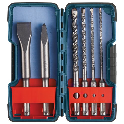Product Cover Bosch HCST006 SDS-plus Masonry Trade Bit Set, Chisels and Carbide, 6-piece