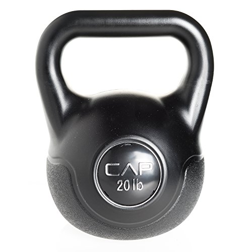 Product Cover CAP Barbell Vinyl Coated Cement Kettlebell, 20 lb