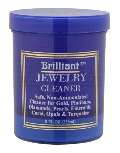 Product Cover Brilliant® 8 Oz Jewelry Cleaner with Cleaning Basket and Brush