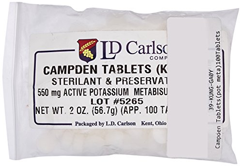 Product Cover Campden Tablets (potassium metabisulfite) - 100 Tablets