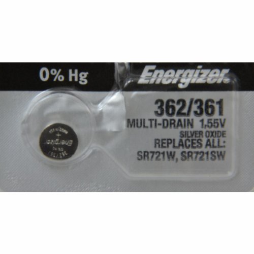 Product Cover Energizer 361 362 Silver Oxide Watch Batteries SR721SW SR58
